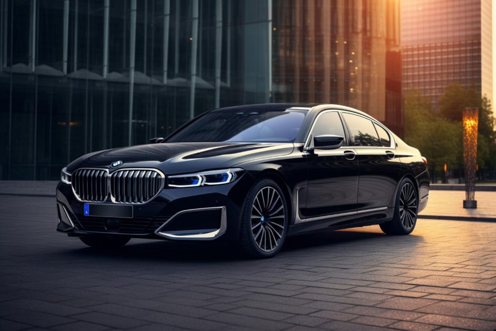 Black Colour BMW -7-Serier