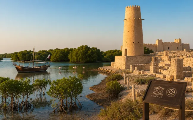 North Qatar: Heritage, Mangroves, and UNESCO History