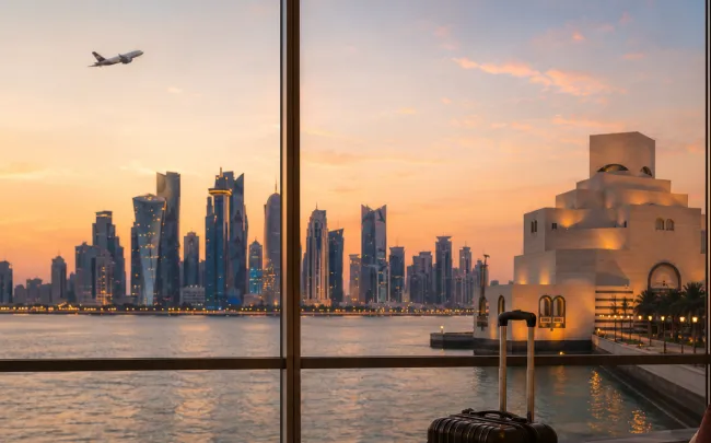 long layover in doha